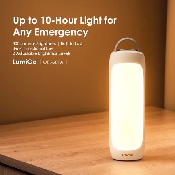 LumiGo 300 Lumens Emergency Light 2PCs 4