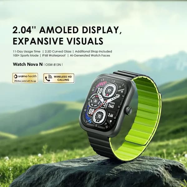 Watch Nova N 2.04''AMOLED 2.5D Smart Watch 2