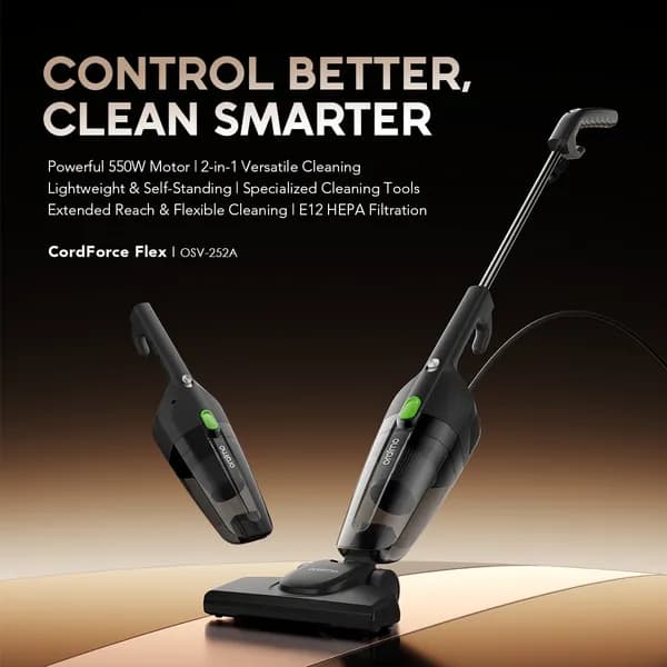 CordForce Flex Corded 2-in-1 Stick Vacuum 2