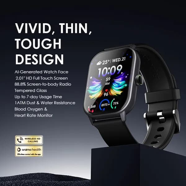 Watch 5 2.01" HD Panda Glass 1ATM Smart Watch 3