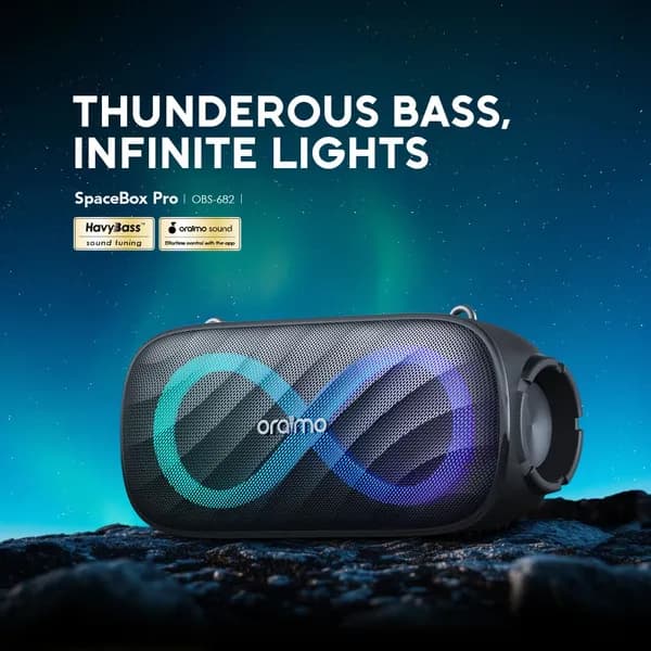 Oraimo SpaceBox Pro 80W Karaoke-Support Wireless Speaker 2