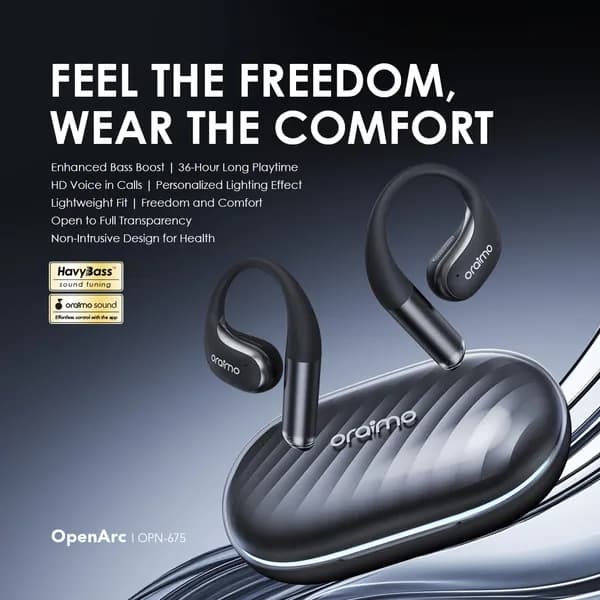 Oraimo OpenArc Open-Ear Wireless Earphones 2