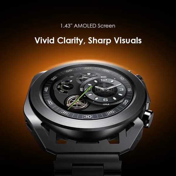 Watch Pro X 1.43'' Amoled IP68 Smart Watch with 2 Replaceable Watch Cases & Straps 2