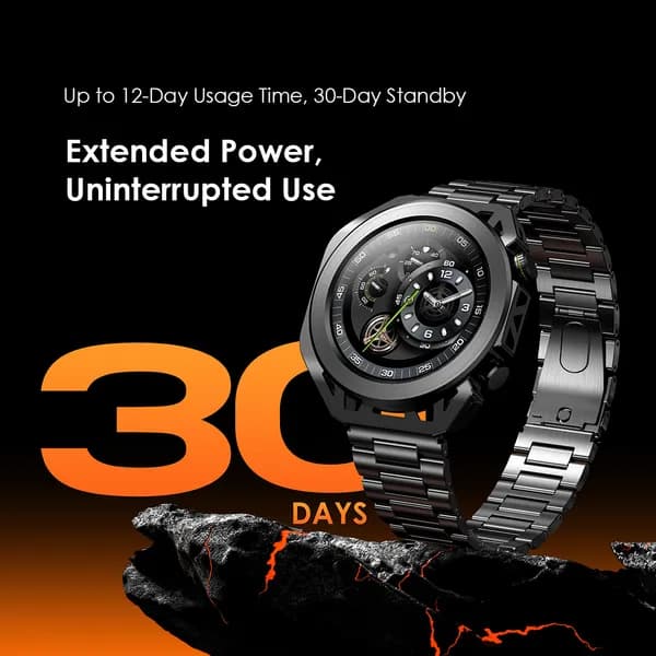 Watch Pro X 1.43'' Amoled IP68 Smart Watch with 2 Replaceable Watch Cases & Straps 5