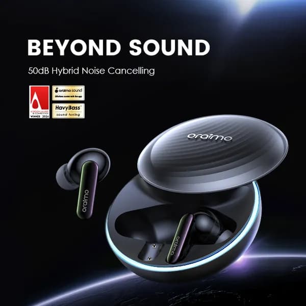 Oraimo SpaceBuds Hybrid ANC True Wireless Earbuds Customized Voice Prompt 2