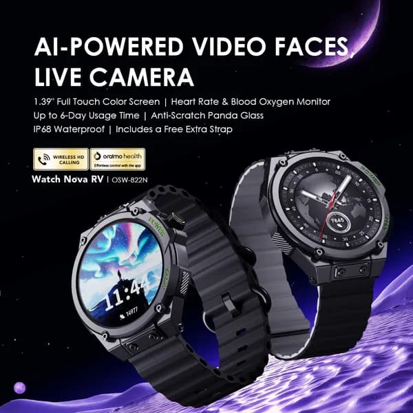 Watch Nova RV 1.39" HD Video Watch Faces IP68 Smart Watch 2