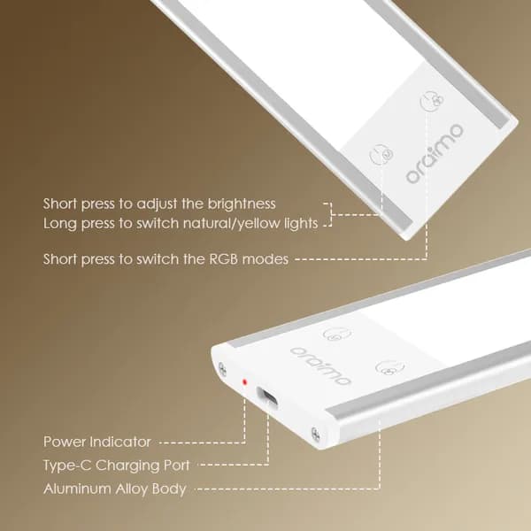 Oraimo SmartLamp Tube RGB Magnetic Lights 2
