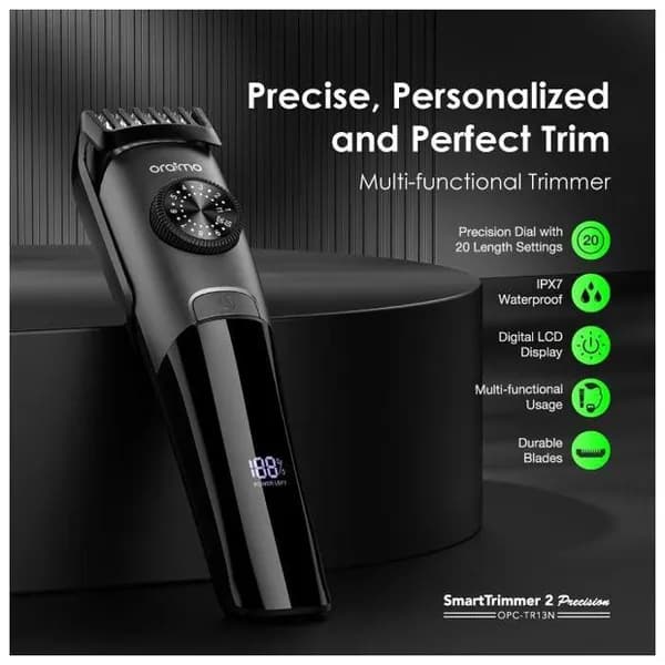 Oraimo Smart Trimmer 2 Precision Durable Precision Dial Trimmer 2