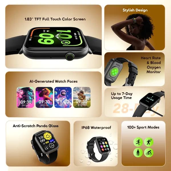 Watch 6N 1.83'' Full Touch Color Screen Smart Watch 3