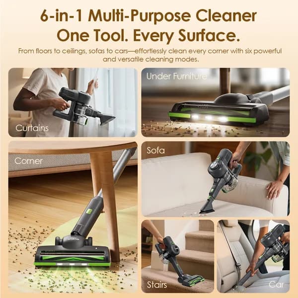 CyberVac 180W Wireless Stick Vacuum Cleaner 3