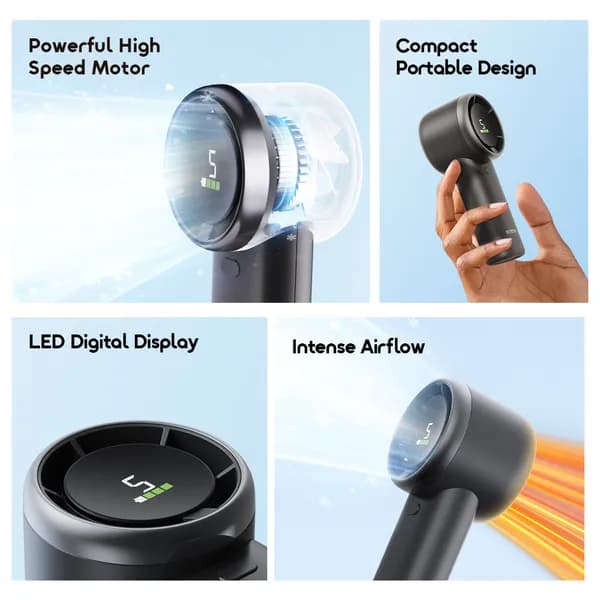 Oraimo TurboFan Air Handheld Fan Intense Airflow 3