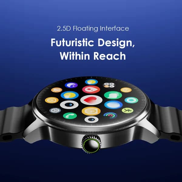 Watch 5R Pro 1.43" AMOLED 2.5D Floating Interface IP68 Smart Watch 5