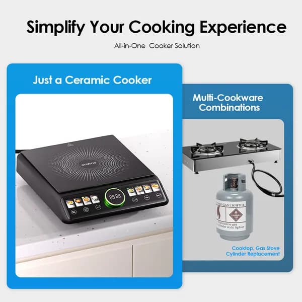 Oraimo FlexiCooker 2200W Electric Ceramic Hot Plate 3