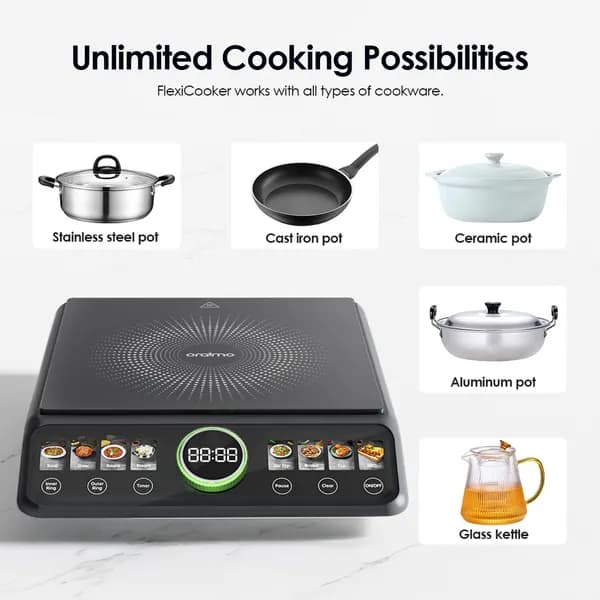 Oraimo FlexiCooker 2200W Electric Ceramic Hot Plate 4