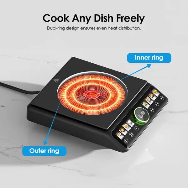 Oraimo FlexiCooker 2200W Electric Ceramic Hot Plate 5
