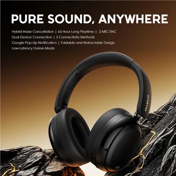 Oraimo BoomPop N Wireless Hybrid Noise Cancelling Over-Ear Headphones 2