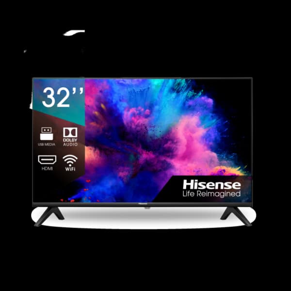 Hisense 32-inch Class A4 Series (32Q4QS) Full HD Smart LED TV; VIDAA OS, Built-in Wi-Fi, Dolby Atmos, Free to Air Decoder