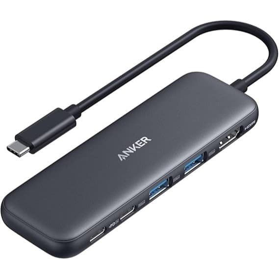 Anker USB C Hub, 5-in-1 USBC to HDMI Splitter with 4K Display 1