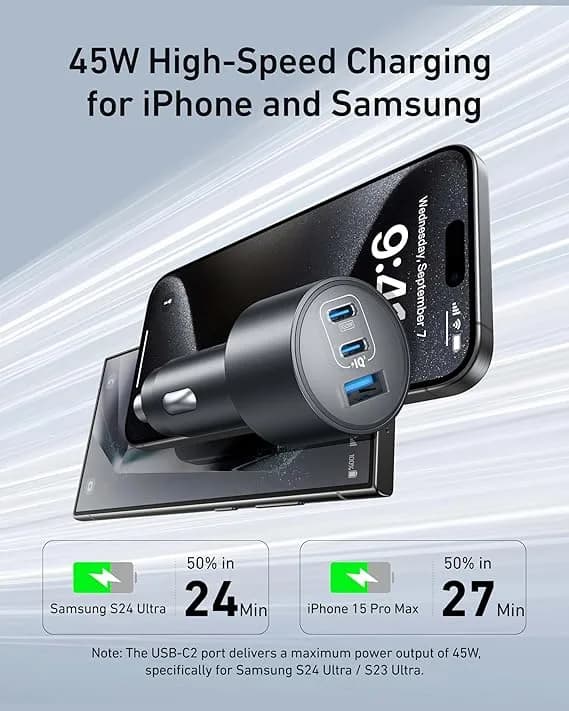Anker iPhone 17 USB-C Car Charger 5