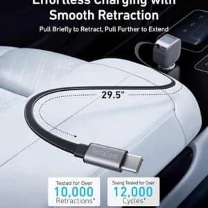 Anker Retractable USB-C Car Charger 4
