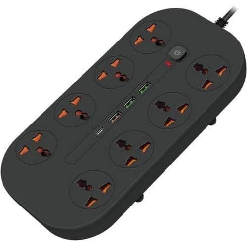 Porodo Multi-socket extension cord with USB ports. 1