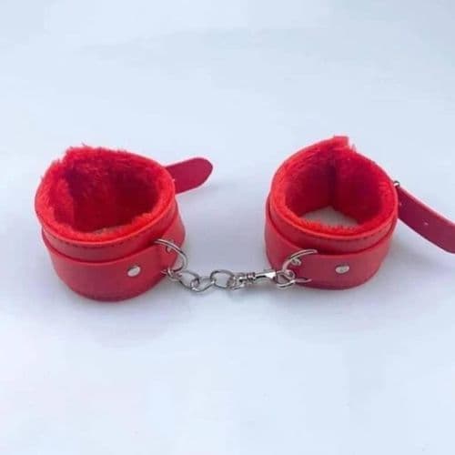 Loving Joy Bedroom Hand Restraints - Red 1