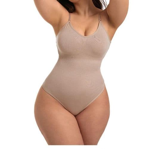 Seamless Shapewear Bodysuit Women's Tummy Control Body Shapers 3